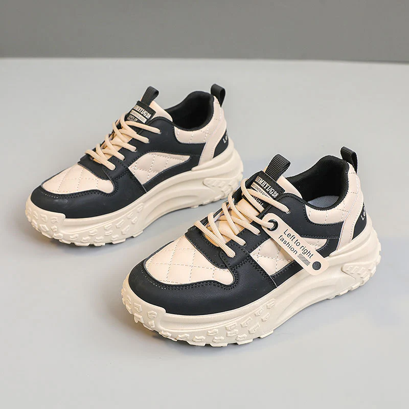 Damen modische Chunky Sneakers mit strapazierfähigem Obermaterial und bequemer Dämpfung Heidi Mode - Image 7