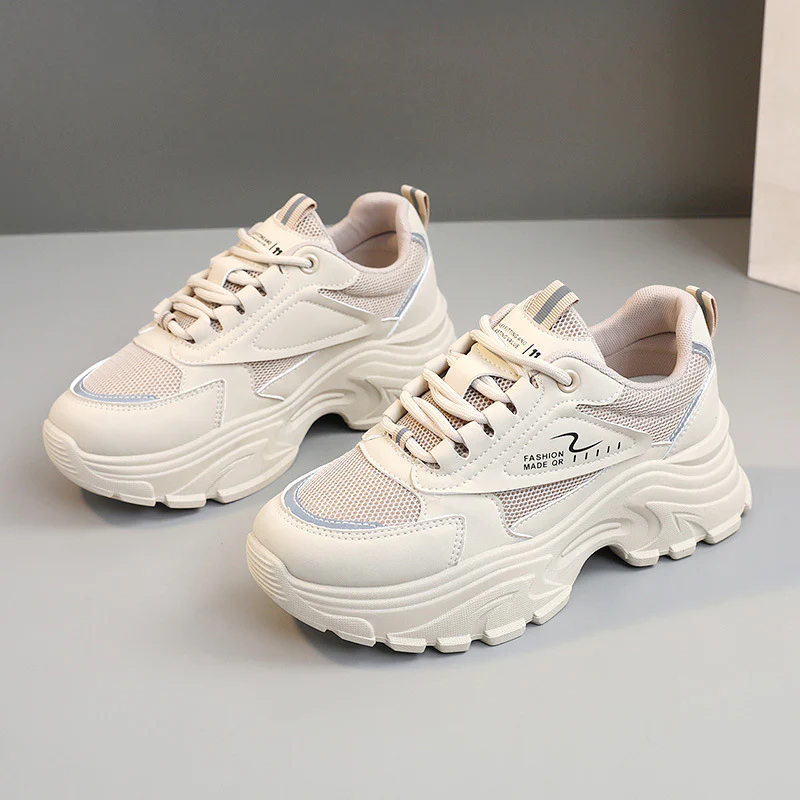 Damen modische Chunky Sneakers mit trendigem Design und stoßdämpfender Sohle Heidi Mode - Image 8