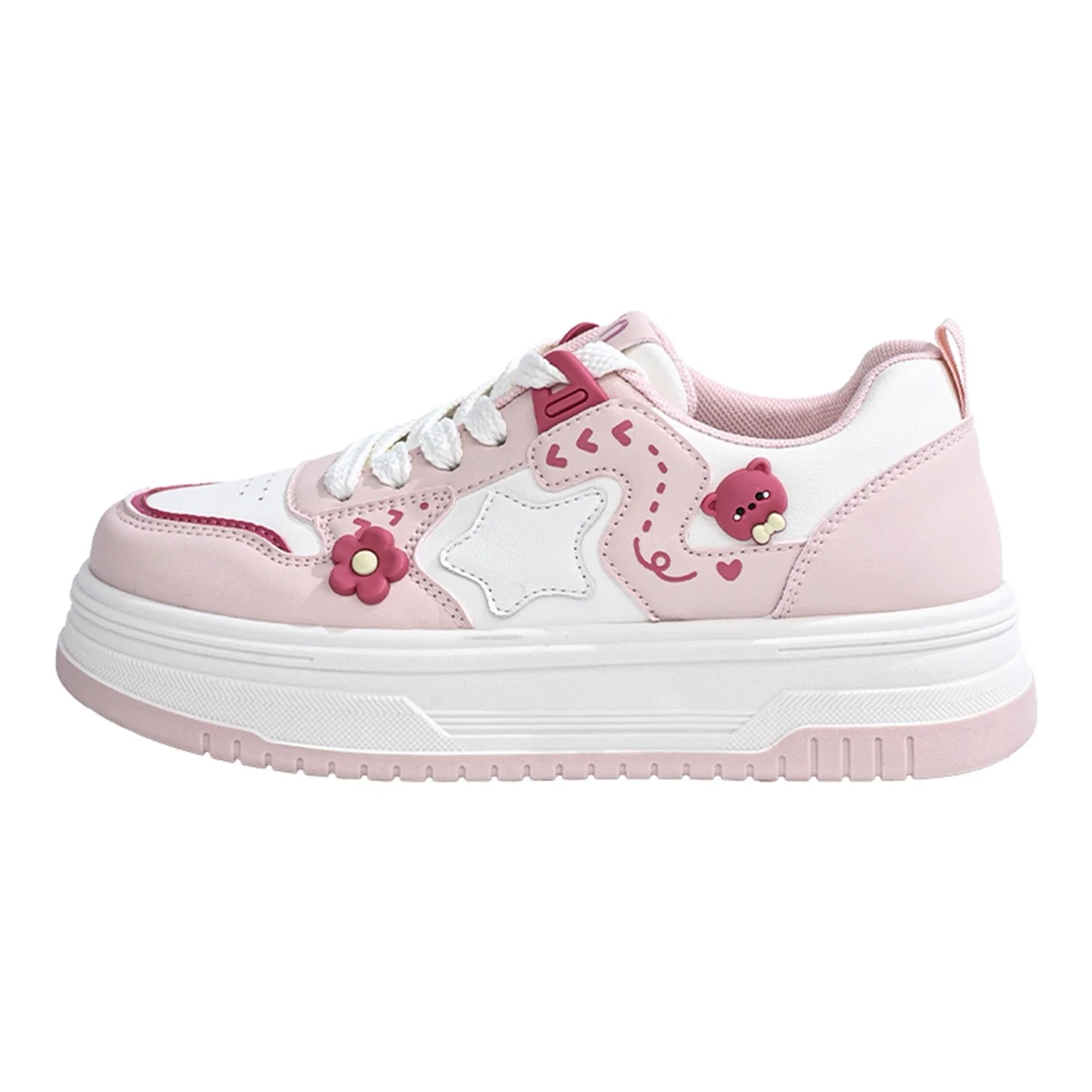 Damen Modische Chunky Sneakers mit verspielten Applikationen Heidi Mode - Image 5