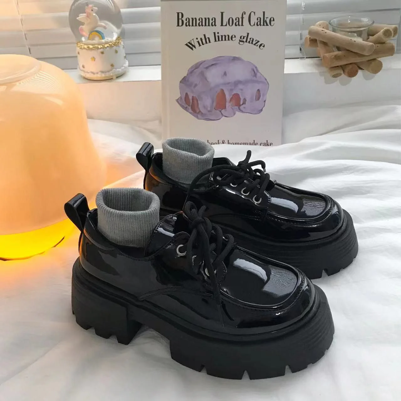 Damen Modische Chunky Stiefel mit hohem Kragen und robustem Profil Heidi Mode - Image 3