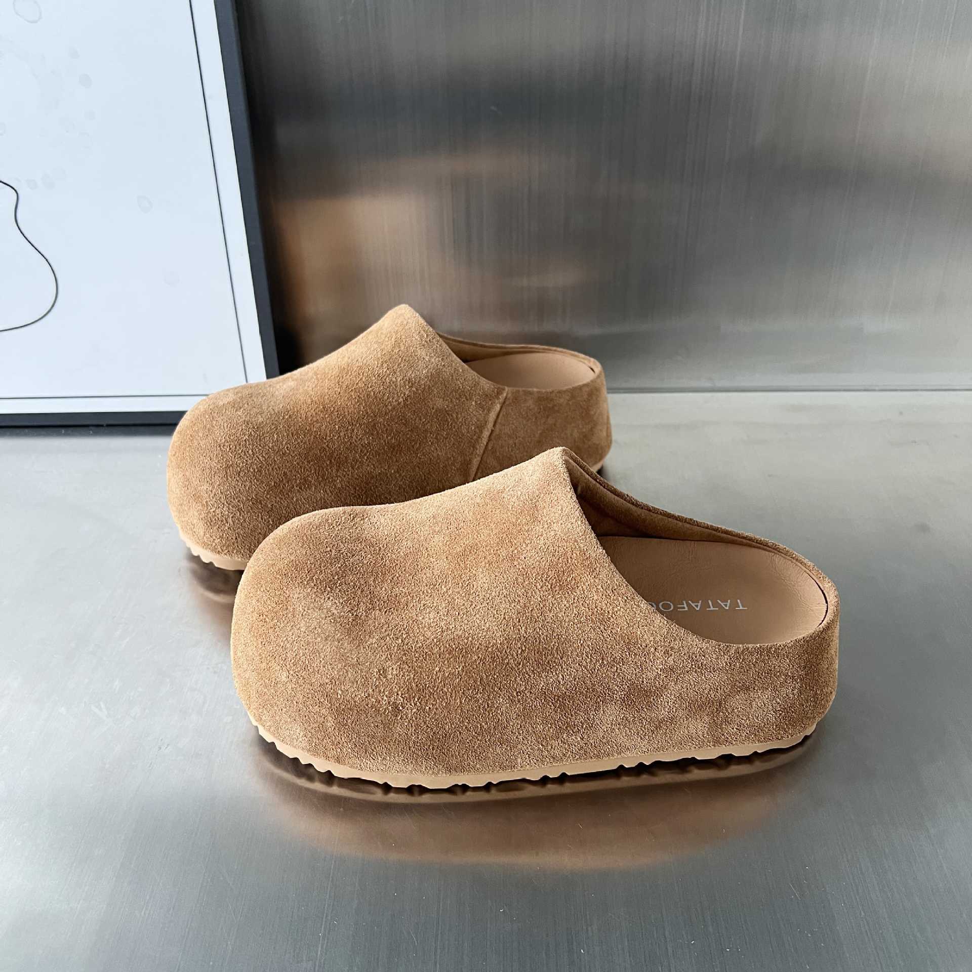 Damen modische Clogs aus weichem Wildleder mit ergonomischem Fußbett Heidi Mode - Image 7