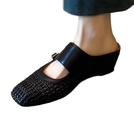 Damen modische Clogs mit dekorativen Schnallen und atmungsaktivem Netzdesign Heidi Mode - Image 5
