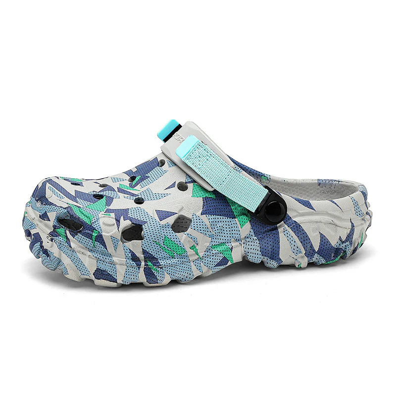 Damen modische Clogs mit einzigartigem grafischen Design und verstellbarem Riemen Heidi Mode - Image 8