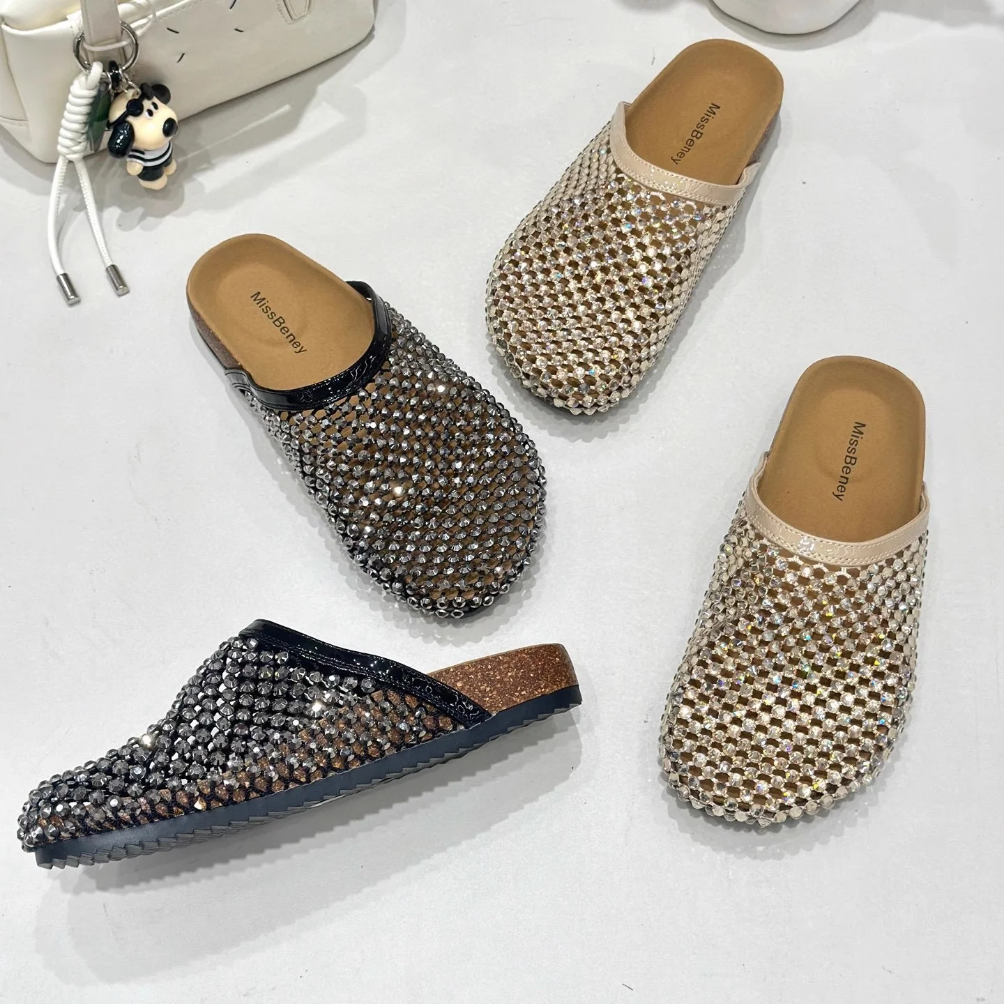 Damen Modische Clogs mit Funktionsoberfläche und komfortablem Fußbett Heidi Mode