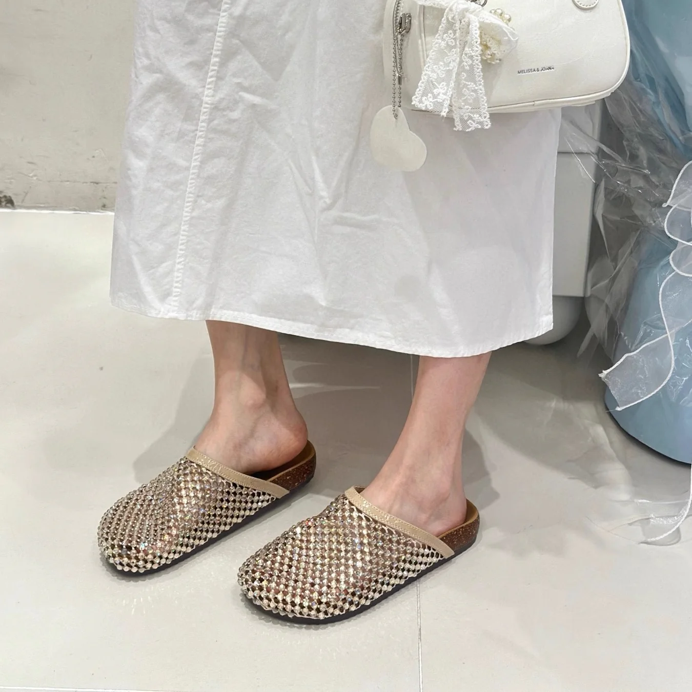 Damen Modische Clogs mit Funktionsoberfläche und komfortablem Fußbett Heidi Mode - Image 3