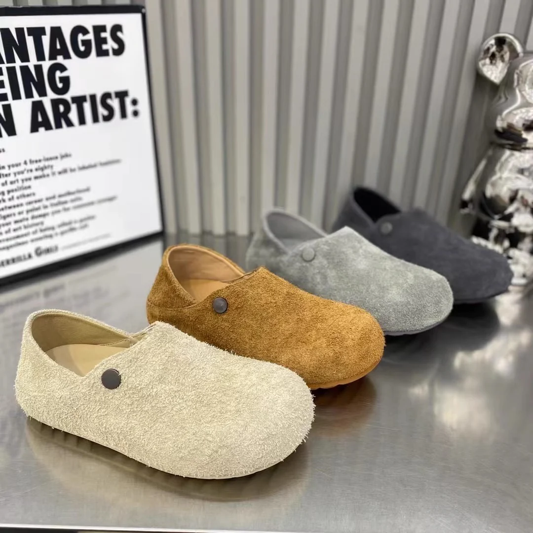 Damen Modische Clogs mit komfortablem Innenfutter und praktischem Druckknopfverschluss Heidi Mode - Image 4