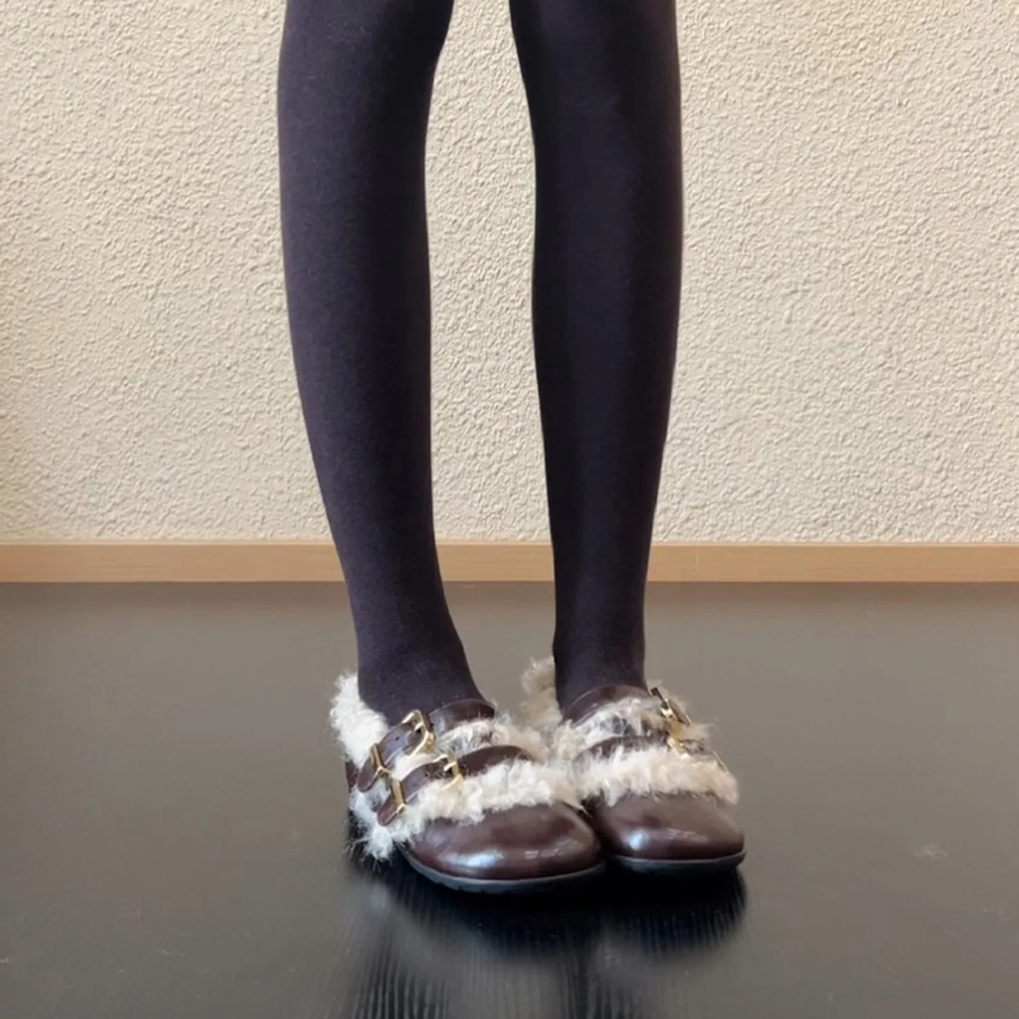 Damen modische Clogs mit kuscheligem Innenfutter und zwei verstellbaren Riemen Heidi Mode - Image 4