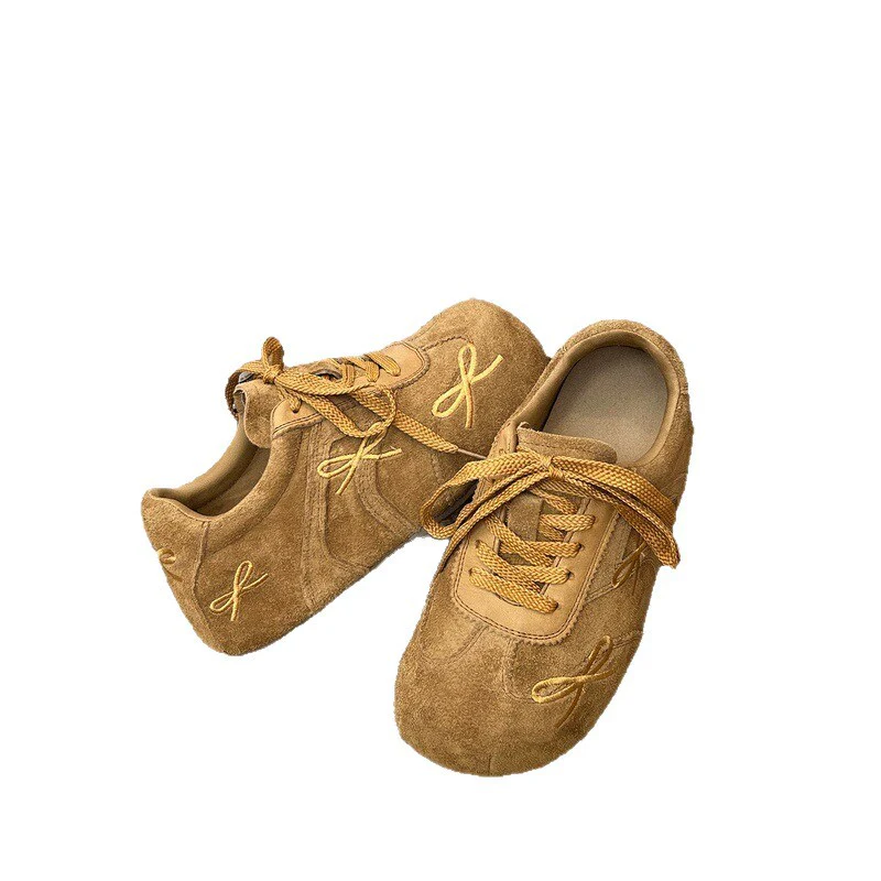 Damen modische Freizeit-Sneaker mit verspieltem Schleifen-Design und weichem Obermaterial Heidi Mode - Image 5