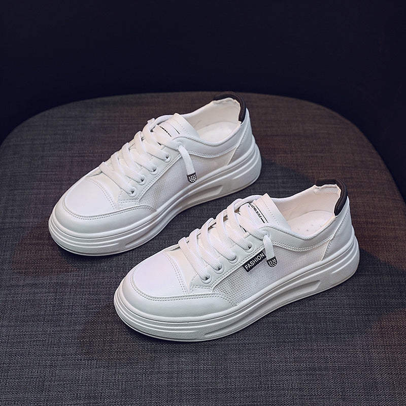 Damen modische Freizeitsneaker mit atmungsaktiver Mesh-Oberfläche und stoßdämpfendem Sohlenprofil Heidi Mode - Image 6