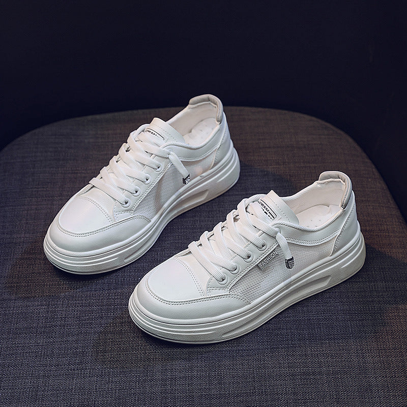 Damen modische Freizeitsneaker mit atmungsaktiver Mesh-Oberfläche und stoßdämpfendem Sohlenprofil Heidi Mode - Image 7
