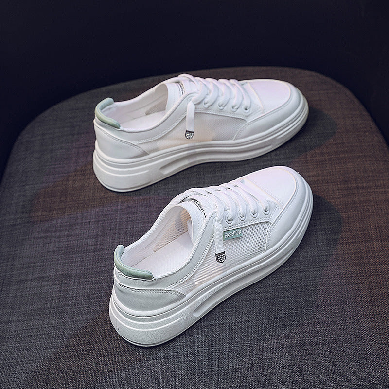 Damen modische Freizeitsneaker mit atmungsaktiver Mesh-Oberfläche und stoßdämpfendem Sohlenprofil Heidi Mode - Image 8