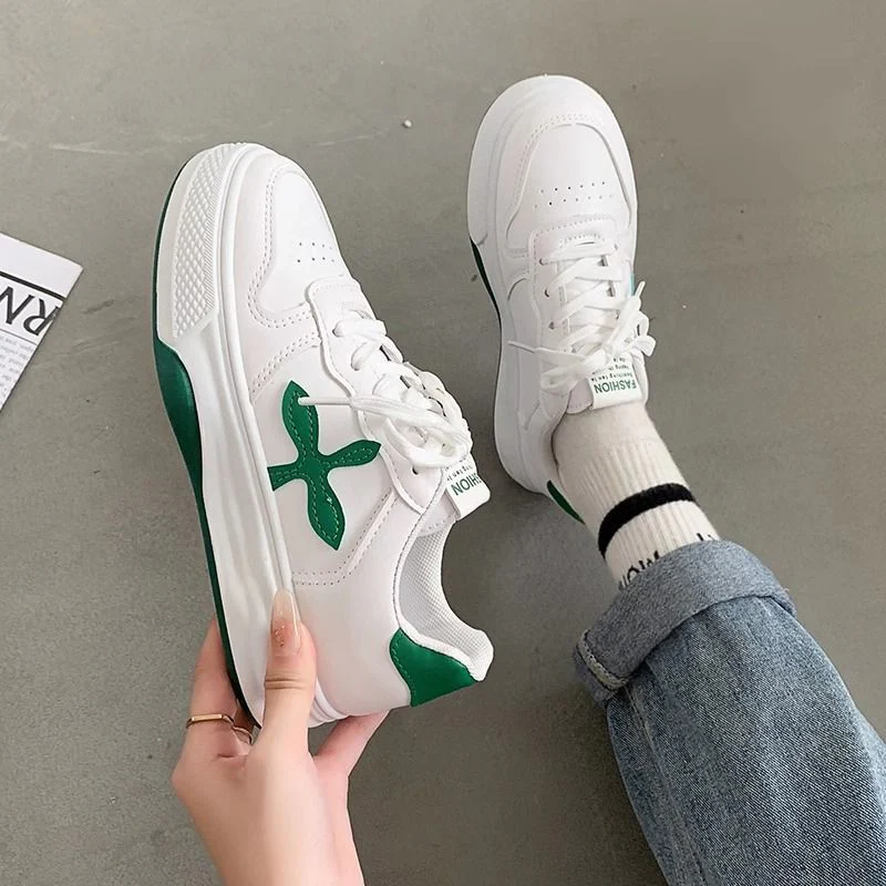 Damen Modische Freizeitsneaker mit atmungsaktiver Oberflächenstruktur Heidi Mode - Image 2