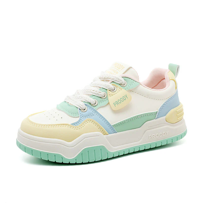 Damen modische Freizeitsneaker mit atmungsaktiver Oberflächenstruktur und rutschfester Sohle Heidi Mode - Image 5