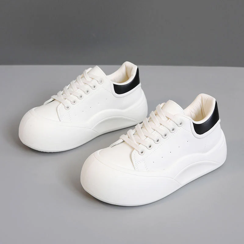 Damen modische Freizeitsneaker mit robustem Sohlenprofil und atmungsaktiver Obermaterialstruktur Heidi Mode - Image 6