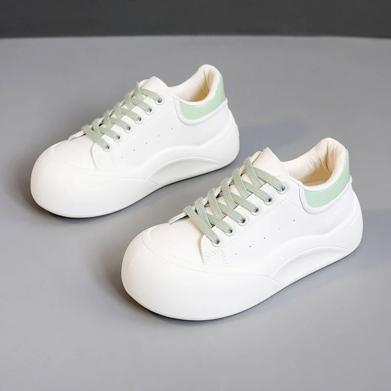 Damen modische Freizeitsneaker mit robustem Sohlenprofil und atmungsaktiver Obermaterialstruktur Heidi Mode - Image 8