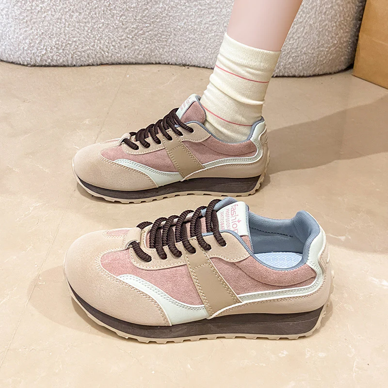 Damen modische Freizeitsneaker mit strapazierfähiger Oberfläche und dämpfendem Sohlenprofil Heidi Mode - Image 3