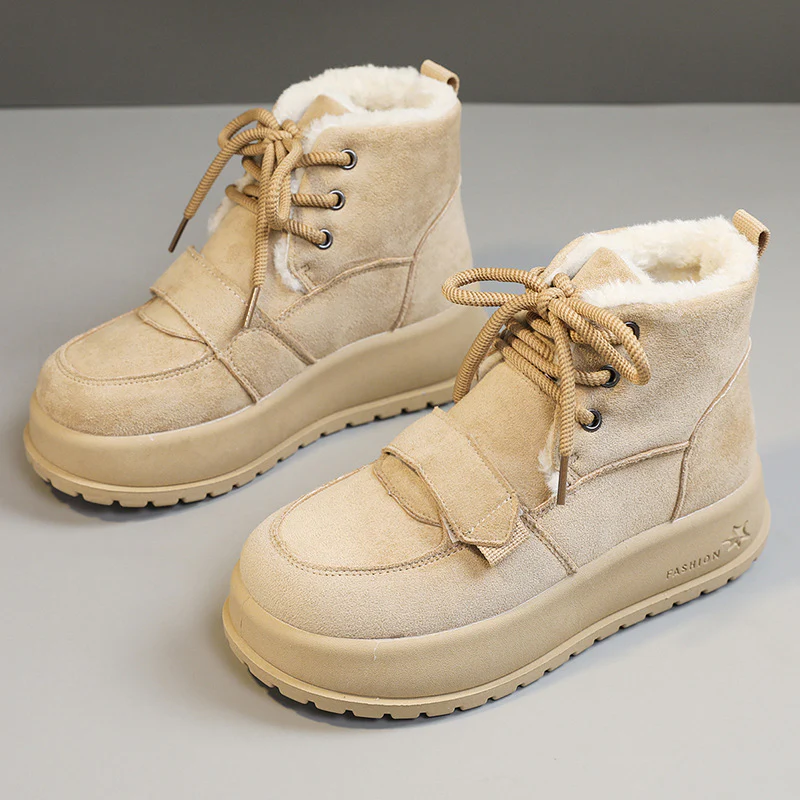 Damen modische gefütterte Winterstiefel mit rutschfester Sohle Heidi Mode - Image 2
