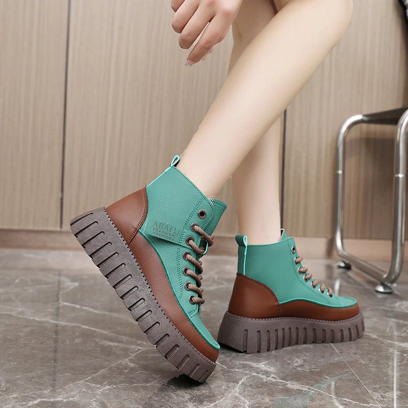 Damen modische High-Top Boots mit rutschfester Sohle und stylishem Design Heidi Mode - Image 4