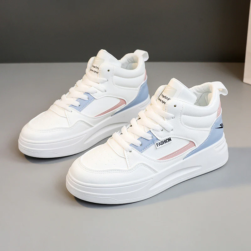 Damen modische High-Top Sneaker mit atmungsaktivem Mesh und dämpfender Sohle Heidi Mode - Image 2