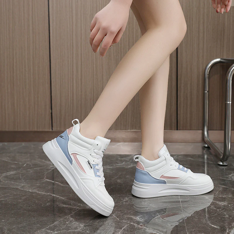Damen modische High-Top Sneaker mit atmungsaktivem Mesh und dämpfender Sohle Heidi Mode - Image 3