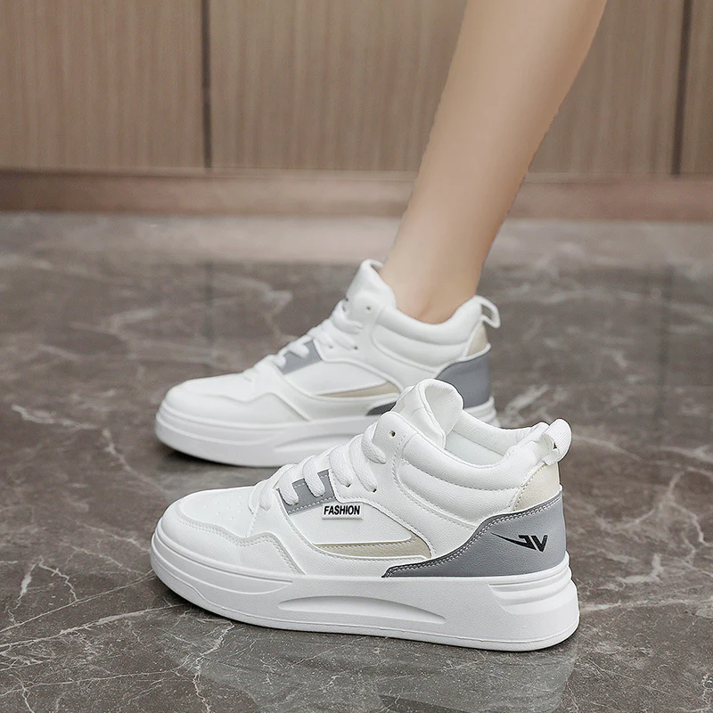 Damen modische High-Top Sneaker mit atmungsaktivem Mesh und dämpfender Sohle Heidi Mode - Image 4