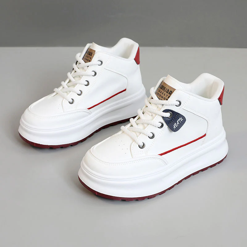 Damen modische High-Top Sneaker mit dämpfender Sohle und atmungsaktiver Obermaterialstruktur Heidi Mode - Image 2