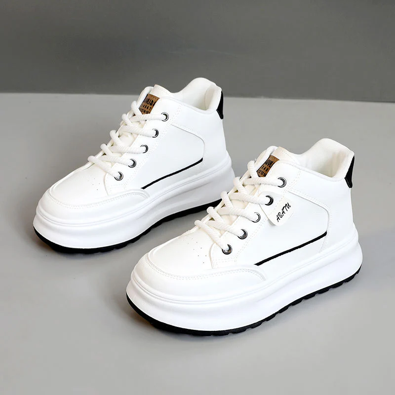 Damen modische High-Top Sneaker mit dämpfender Sohle und atmungsaktiver Obermaterialstruktur Heidi Mode - Image 6