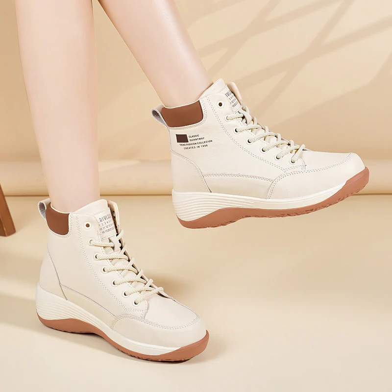 Damen Modische High-Top Sneakers Heidi Mode - Image 2