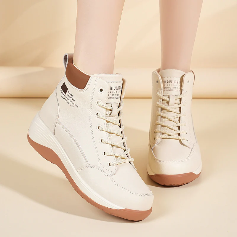 Damen Modische High-Top Sneakers Heidi Mode - Image 3