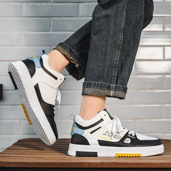 Damen modische High-Top Sneakers mit atmungsaktiven Einsätzen und robuster Sohle Heidi Mode - Image 4