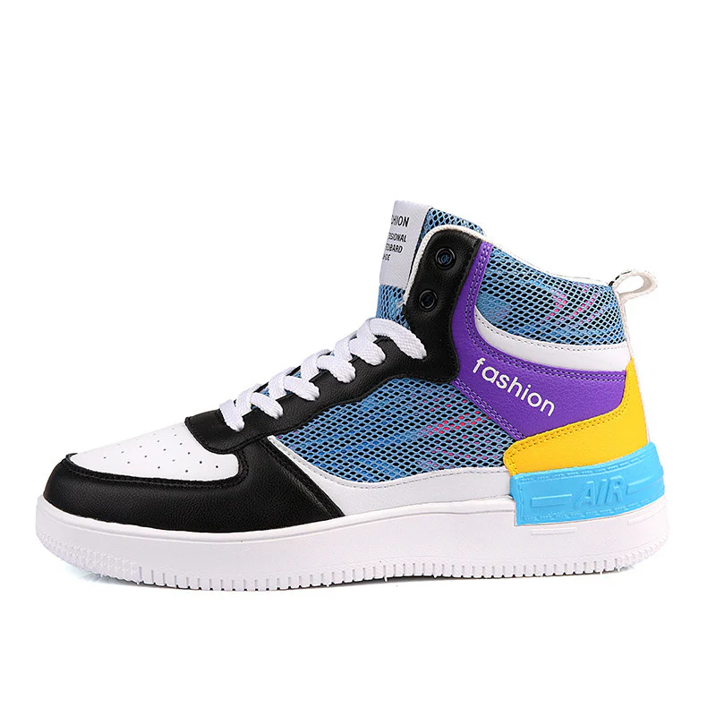 Damen Modische High-Top Sneakers mit atmungsaktiver Mesh-Oberfläche und dämpfender Sohle Heidi Mode - Image 6