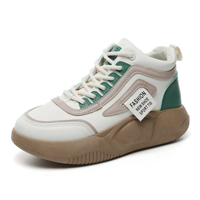 Damen Modische High-Top Sneakers mit atmungsaktiver Struktur und dämpfender Sohle Heidi Mode - Image 5