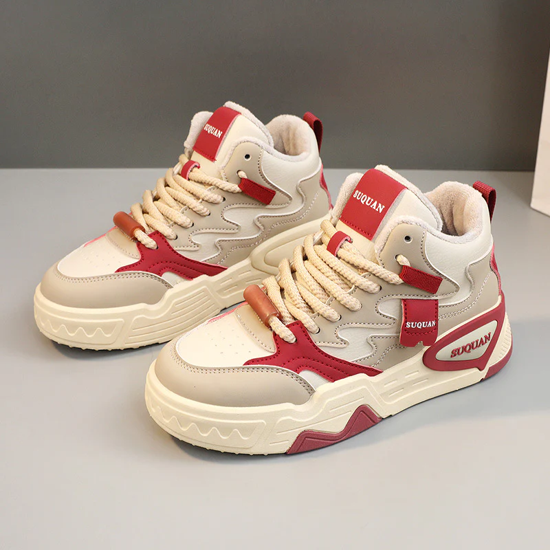 Damen modische High-Top Sneakers mit bequemer Dämpfung und griffiger Laufsohle Heidi Mode - Image 6