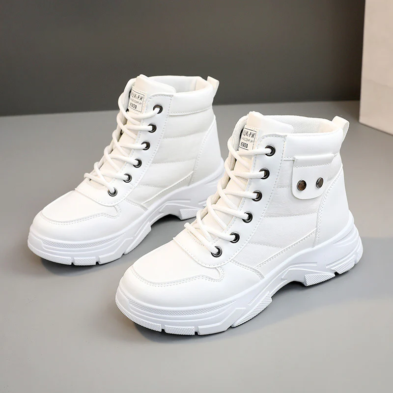 Damen modische High-Top Sneakers mit dämpfendem Profil und verstärktem Kragen Heidi Mode - Image 2