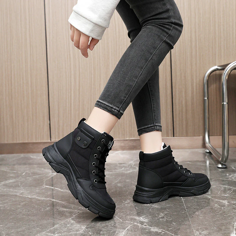 Damen modische High-Top Sneakers mit dämpfendem Profil und verstärktem Kragen Heidi Mode - Image 3