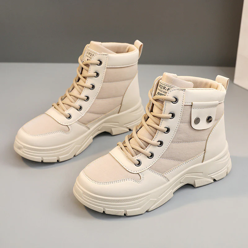 Damen modische High-Top Sneakers mit dämpfendem Profil und verstärktem Kragen Heidi Mode - Image 8
