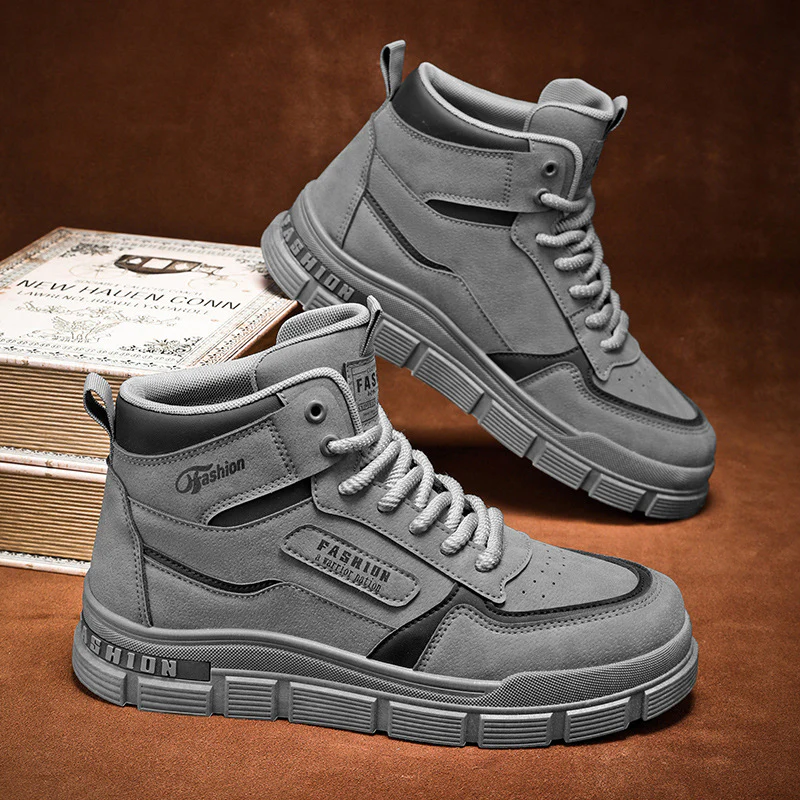 Damen Modische High-Top Sneakers mit dämpfendem Sohlenprofil und strapazierfähigem Obermaterial Heidi Mode - Image 6