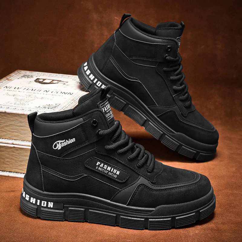 Damen Modische High-Top Sneakers mit dämpfendem Sohlenprofil und strapazierfähigem Obermaterial Heidi Mode - Image 7