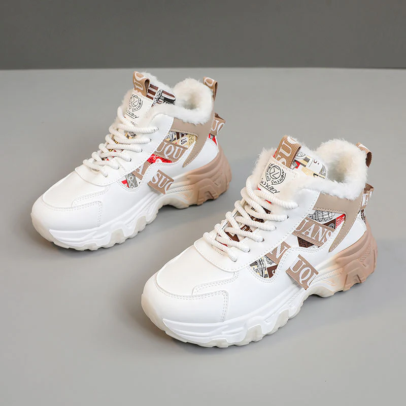 Damen modische High-Top Sneakers mit dämpfender Sohle und kuscheligem Innenfutter Heidi Mode - Image 6