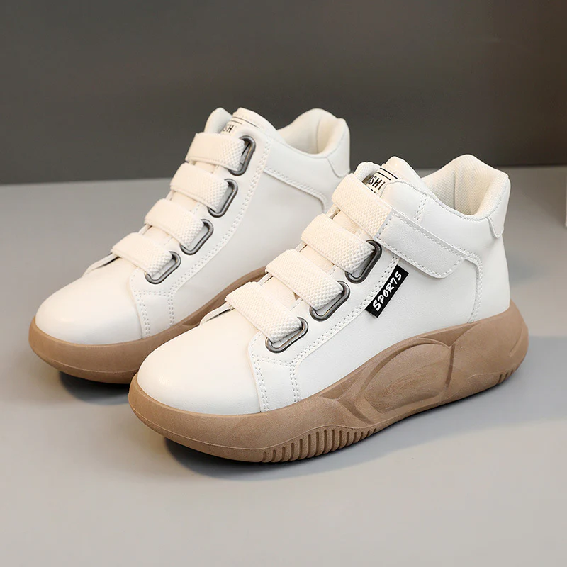 Damen modische High-Top Sneakers mit elastischen Schnürsenkeln und griffiger Sohle Heidi Mode - Image 6