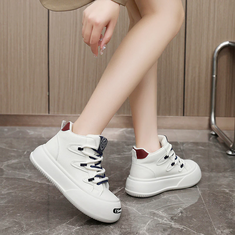 Damen modische High-Top Sneakers mit ergonomischem Komfort und dämpfendem Profil Heidi Mode - Image 4