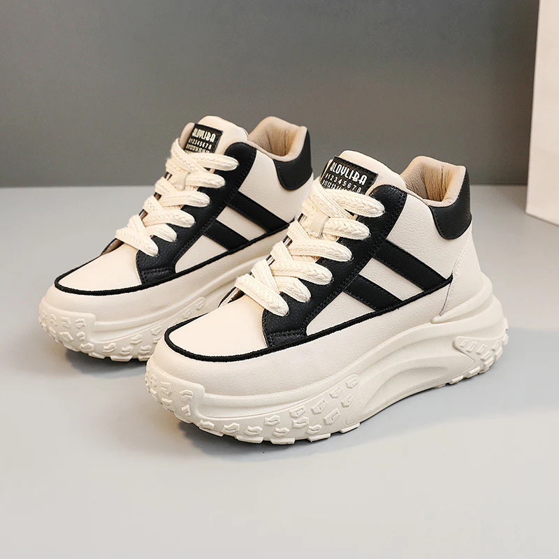 Damen modische High-Top Sneakers mit ergonomischem Komfort und robustem Profil Heidi Mode - Image 6