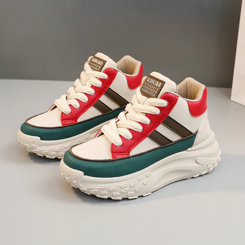 Damen modische High-Top Sneakers mit ergonomischem Komfort und robustem Profil Heidi Mode - Image 7