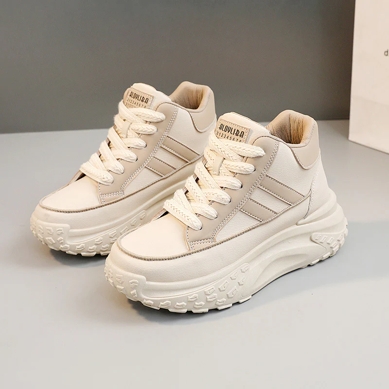 Damen modische High-Top Sneakers mit ergonomischem Komfort und robustem Profil Heidi Mode - Image 8