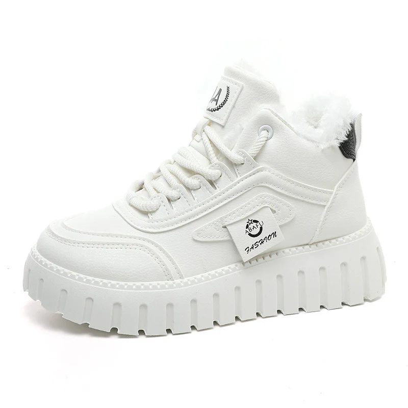 Damen modische High-Top Sneakers mit gefüttertem Innenfutter und rutschfester Sohle Heidi Mode - Image 5