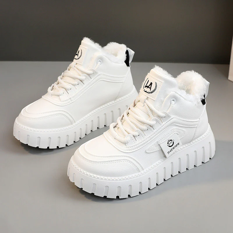 Damen modische High-Top Sneakers mit gefüttertem Innenfutter und rutschfester Sohle Heidi Mode - Image 8