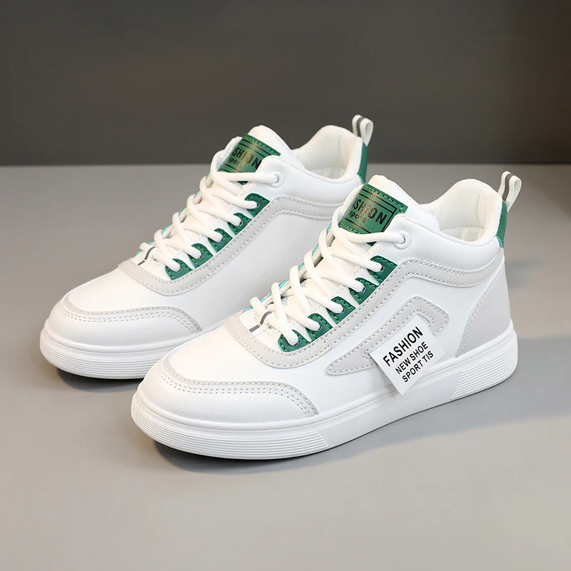 Damen modische High-Top Sneakers mit innovativer Schnürtechnologie und rutschfester Sohle Heidi Mode - Image 6