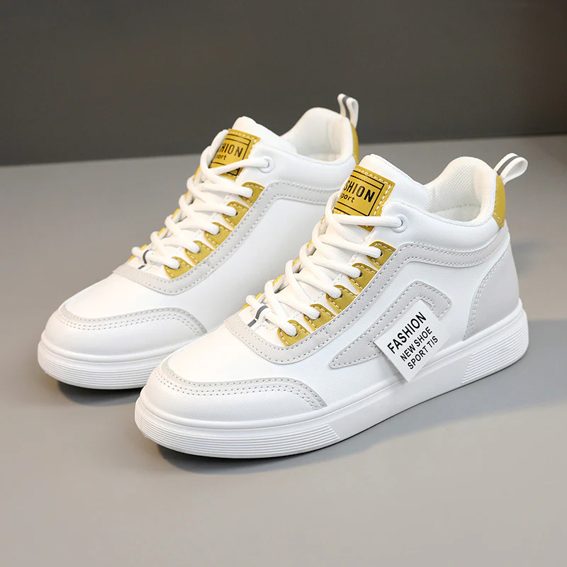 Damen modische High-Top Sneakers mit innovativer Schnürtechnologie und rutschfester Sohle Heidi Mode - Image 7