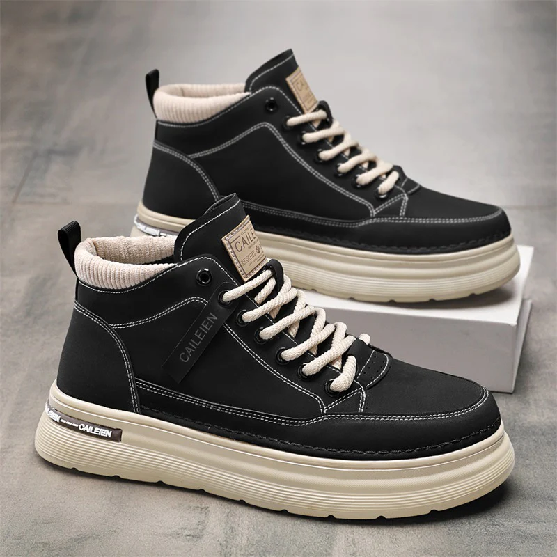 Damen Modische High-Top Sneakers mit robuster Sohle und gepolsterter Innensohle Heidi Mode - Image 3