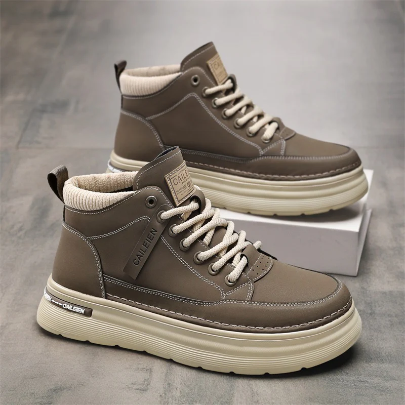 Damen Modische High-Top Sneakers mit robuster Sohle und gepolsterter Innensohle Heidi Mode - Image 4
